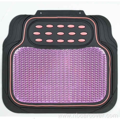 Metallic Rubber Floor Mats for Car SUV Truck